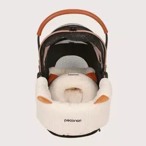 피카노리 반려견 유모차 쿠션 분리형 컴포터 세트 라이트브라운