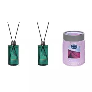 양키캔들 라벤더 2개 + 프래그런스비즈 세트