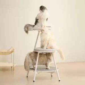 두잇 고양이 미니 캣타워 철재 휴식 공간 3단