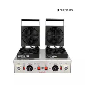 아이스칸 CFK102 와플기계 푸드트럭 간편 청소 특수제작틀 와플제조기