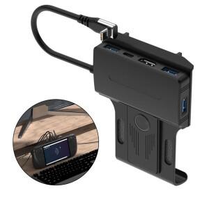 스팀 데크용 5 인 1 브래킷 도킹 스테이션 충전 게임 콘솔 모바일 4K60 베이스 S3N9