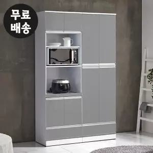 [벤티스가구]다엘 주방 수납장 세트 예쁜 부엌 가구 전자레인지 다이 인테리어(1200/그레이)