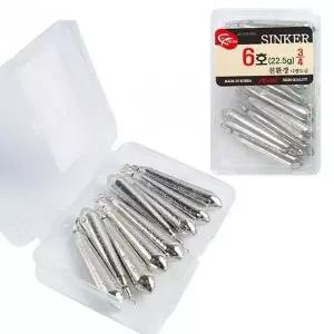 [골드스마일]프리리그 다운샷 낚시용 봉돌 스틱 싱커 추