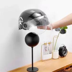 탁상용 스탠드 헬맷 행거 받침대 보관 전시대 헬멧 거치대