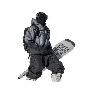 남녀공용 방온 방풍 후드 상의 보드복 방수 스키복 특이한