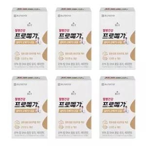 종근당건강 프로메가 알티지 오메가3 듀얼 60정, 6개