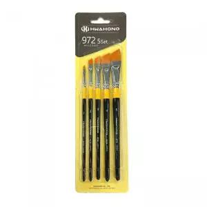 구성붓 화홍 아크릴 붓 사선형 미술용품 드로잉 브러쉬