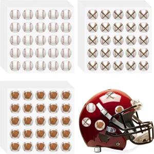 가이 300개 12장 헬멧 스티커 1.18인치 야구 소프트볼 어워드 팬 오토 라크로스 벽 스크랩북 스포츠 파티용