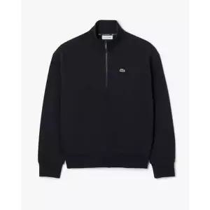 라코스테 LACOSTE (여성 25FW 더블페이스 피케 하프집업 스?셔츠 SF5271-55N HDE(다크네이