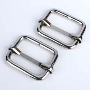 ( )가방끈 클립 실버 25mm 2P 가방끈조절 가방끈부자재 가방부자재