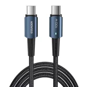 (무료배송) 넥스원 ESSAGER 100w C to C PD 고속충전케이블 2m