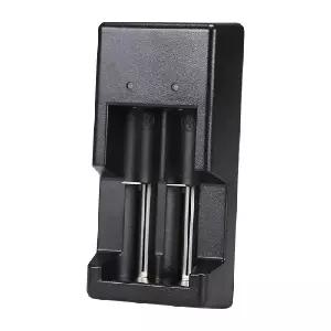 ( )배터리 충전기 5핀 2구용 거치대만18650사용가능 WS-556