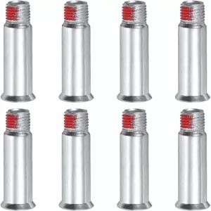 uxcell 8Pcs 인라인 스케이트 액슬 스페이서 나사 교체 롤러 액세서리