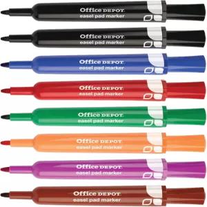 오피스 디포R 이젤 패드 마커 100 재활용 모듬 팩 8 FC102607