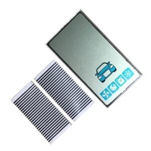 러시아 스타라인 A93 GSM LCD 디스플레이 플렉시블 케이블 원격 제어 키 체인 양방향 자동차 경보 시스템