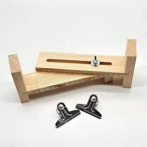 나무 매들 팔찌 만들기 고정틀 작업대