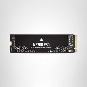 CORSAIR MP700 PRO 2TB M.2 PCIE GEN5 X4 NVME 2.0 SSD - 2280 U2013 최대 12,400MB /초 순차 읽기 고밀도 TLC NAND 블랙