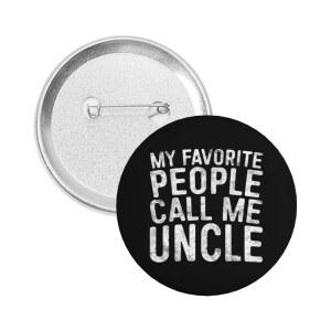 제가 가장 좋아하는 사람들은 남성 여성을 위한 그레이트 삼촌 라운드 배지 브로치라고 부릅니다. 셔츠 파티 용품을 버튼 핀 장식