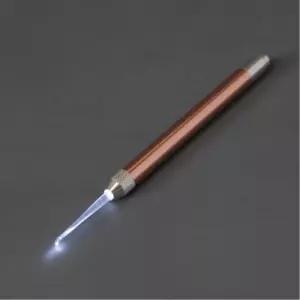 유연한 LED 원터치 귀이개 로즈골드 유아귀이개 귀지