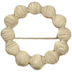 하이퍼 패션 빈티지 매트 골드 드리핑 에나멜 화환 꽃 브로치 여성 공예 DIY 홀리데이 서클 스카프 핀 심플 일본 디자이너 숄 실크 클립 가디건 버튼