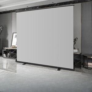 캠핑용 롤러블 스크린 휴대용 200인치 장박 가정용 16 소프트 전동 60인치