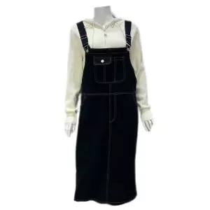 [롯데백화점]나인스텝 리틀 데님멜빵 원피스 N26DM6101