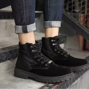 대학생 겨울 남자 캠퍼스 룩 엠티 겨울 방한 화 워커