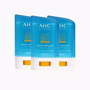 AHC 내추럴 퍼펙션 프레쉬 선스틱 SPF50+ 22g 3개