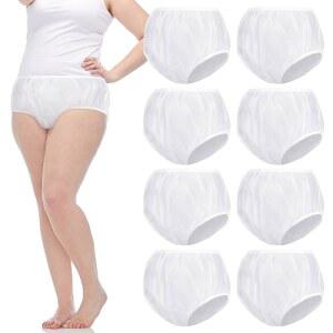 9개 방수 요실금 속옷 플라스틱 바지 누수 방지 요실금 속옷 성인 기저귀 커버(S, 클리어)