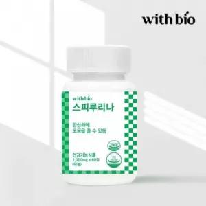 위드바이오 스피루리나 1000mg x 60정 2개월분