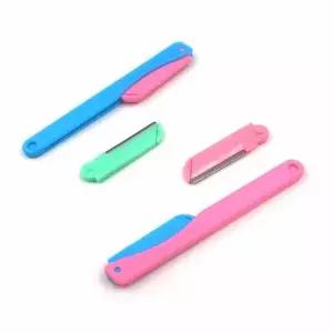 ( )눈썹 칼 리필 세트 눈썹칼제모 일회용눈썹칼 눈썹정리기 접이식눈썹칼 눈썹면도기 미용면도기 눈썹정리