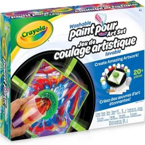 크레욜라 워셔블 페인트 붓기 아트 세트