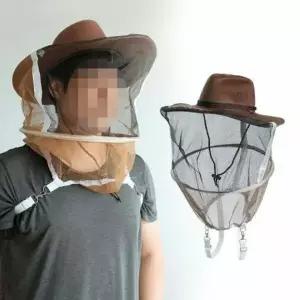 벌초 낚시 방충 모자 얼굴 어깨망 해충 차단 안전망