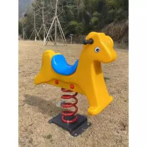 놀이터 스프링 목마 흔들말 동물 흔들의자 야외 공원 시소 몽땅