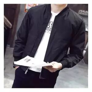 남자아우터 얇은항공점퍼 남성 2컬러 블루종 야구점퍼