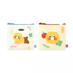 카카오프렌즈 춘식이 사각 파우치 다용도 파우치