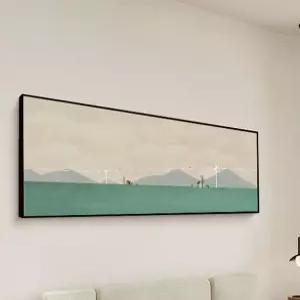 풍경 캔버스 포스터 대형 패브릭 명화그리기 거실 명화