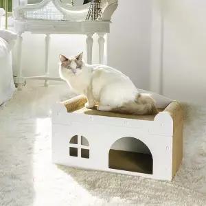 [아트박스]/레토 레토 고양이 스크래쳐 2단 숨숨집 하우스 분리형