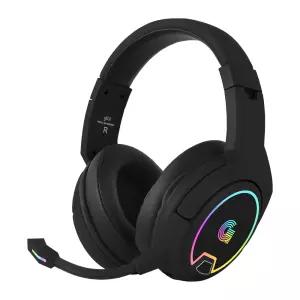 지클릭커 슈퍼히어로 G-SHOT C타입 버추얼7.1 ENC 블루투스 무선 게이밍 헤드셋 GH-WB4000 블랙 hen