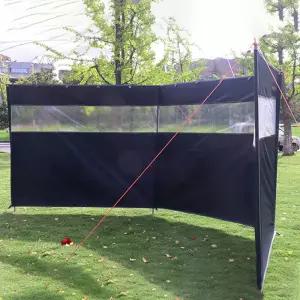 투명 윈드스크린 7.2M 캠핑 차박 야외 바람막이 불멍 쉘터 타프 그늘막 사이드월 윈드바이저 바람 외풍 먼지 차단