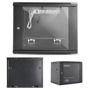9U 허브랙 H500 D450 W600 19인치 통신랙 장비 보관함