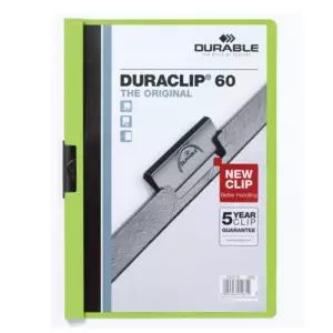 독일 사무 A4 고급 서류철 파일철 서류 문서 60매 연두 펀치리스 크립 파일 클립 화일 정리 홀더 보관 듀라