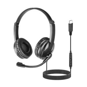 코시 제프 C타입 헤드셋 HS2292C 마이크 노이즈캔슬링 구스넥 마이크 사무용 학습용