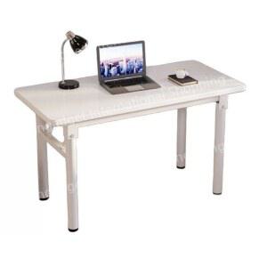 접이식 테이블 책상 탁자 800x500 바퀴달린 보조 화이트 화이트다리 시리즈