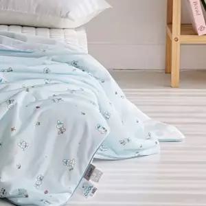 고품질 토끼 냉감 이불 S(싱글) 블루 150 x 200 오크나무자리 청대나무자리 마작자리 마작 침구 WFIVEPB