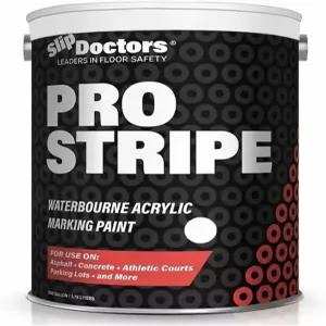 프로 스트라이프 라인 마킹 페인트 u2013 코트 주차장 및 표면 복원 - (흰색 1갤런)