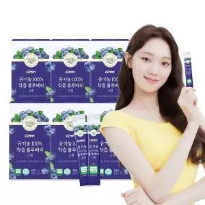 [NS홈쇼핑]GNM 유기농 100% 착즙 블루베리 스틱 6박스[35706326]