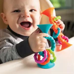 6개월 아기용 딸랑이 컬러 베이비 치발기 장난감선물 육아템