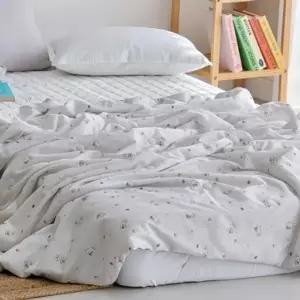 고품질 토끼 냉감 이불 S(싱글) 그레이 150 x 200 오크나무자리 청대...