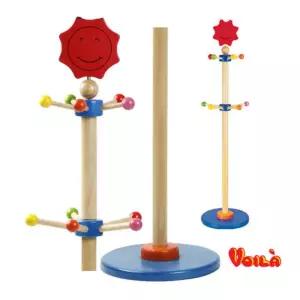 키즈카페 예쁜 인테리어 원목 유아옷걸이 에코 좋은습관 우드